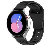 FTRONGRT 22mm Correa para Boat Watch Lite, Flexible Silicona Reloj de Recambio Ajustable Brazalete Smart Watch Correa- (Negro