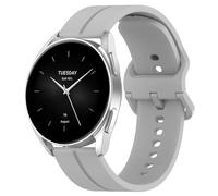FTRONGRT 22mm Correa para Mibro Watch Lite 2, Flexible Silicona Reloj de Recambio Ajustable Brazalete Smart Watch Correa. -Gris Claro