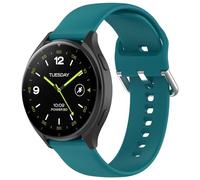 FTRONGRT 22mm Correa para OnePlus Watch 2, Cómodo, Silicona Reloj de Recambio Ajustable Brazalete Smart Watch Correa para OnePlus Watch 2. Talla Pequeña Verde Abeto