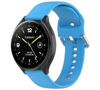 FTRONGRT 22mm Correa para OnePlus Watch 2, Cómodo, Silicona Reloj de Recambio Ajustable Brazalete Smart Watch Correa para OnePlus Watch 2. Talla Pequeña Cielo Azul