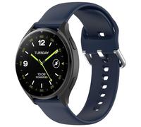 FTRONGRT 22mm Correa para OnePlus Watch 2, Cómodo, Silicona Reloj de Recambio Ajustable Brazalete Smart Watch Correa para OnePlus Watch 2. Talla Grande Azul Medianoche