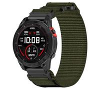 FTRONGRT 26mm Correa Compatible con Garmin Fenix 5X Sapphire, Fácil de Instalar y Desmontar, Pasta Trenzada Reemplace la Correa Compatible con Garmin Fenix 5X Sapphire. Verde Militar