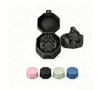 FTRONGRT Caja de Almacenamiento para Reloj de Silicona 2 en 1 Compatible con Swatch Royal Pop, Estuche de Viaje Octogonal Portátil, Soporte Expositor Antipolvo y Antirrayaduras.