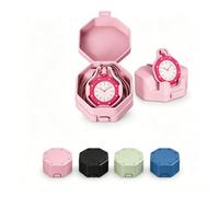 FTRONGRT Caja de Almacenamiento para Reloj de Silicona 2 en 1 Compatible con Swatch Royal Pop, Estuche de Viaje Octogonal Portátil, Soporte Expositor Antipolvo y Antirrayaduras.