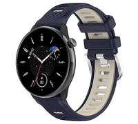 FTRONGRT Correa Compatible con Garmin Forerunner 570 47mm / Garmin Forerunner 970, 22mm Flexible Silicona Reloj de Recambio Ajustable Brazalete Correa. Luz de Estrella Azul Medianoche