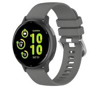 FTRONGRT Correa Compatible con Garmin vivomove HR Sport, Suave Silicona, Cómodo Correa de Repuesto Compatible con Garmin vivomove HR Sport.Gris Oscuro