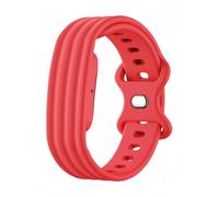 FTRONGRT Correa Compatible con Google Fitbit Air, Suave Silicona, Cómodo Correa de Repuesto.(Rojo)