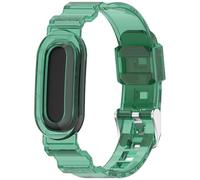 FTRONGRT Correa Compatible con Google Fitbit Air, Suave Silicona, Cómodo Correa de Repuesto.Verde transparente