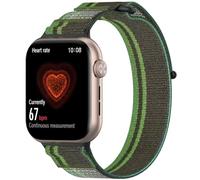 FTRONGRT Correa Compatible con Honor Watch 5, Fácil de Instalar y Desmontar, Correa de Repuesto Adhesiva con Patrón Tejido Compatible con Honor Watch 5 Mirar. Verde Oscuro