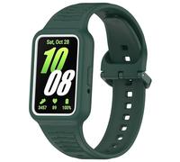 FTRONGRT Correa Compatible con Huawei Band 8 NFC, Funda Protectora Suave y Correa Diseño Integrado, Antideslizante Correa de Repuesto Compatible con Huawei Band 8 NFC.Verde Noche Oscuro