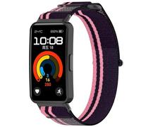 FTRONGRT Correa Compatible con Huawei Band 8, Patrón de Tela Tejida, Adhiera la Correa, Reemplace la Correa Compatible con Huawei Band 8 Mirar. Rosado Morado