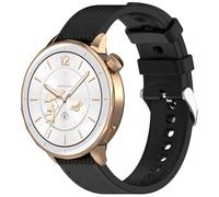 FTRONGRT Correa Compatible con OnePlus Watch 3 43mm / Oppo Watch X2 Mini, Suave Silicona, Cómodo Correa de Repuesto.Negro
