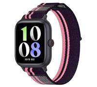 FTRONGRT Correa Compatible con vivo Watch GT, Patrón de Tela Tejida, Adhiera la Correa, Reemplace la Correa Compatible con vivo Watch GT Mirar. Rosado Morado