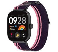 FTRONGRT Correa Compatible con Xiaomi Smart Band 9 Pro, Fácil de Instalar y Desmontar, Adhesiva con Patrón Tejido Reemplace la Correa Compatible con Xiaomi Smart Band 9 Pro Mirar. Rosado Morado