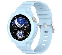 FTRONGRT Correas Compatible con vivo Watch 3, Silicona Reloj de Recambio Ajustable Brazalete Smart Watch Correa. Nube Mar Azul