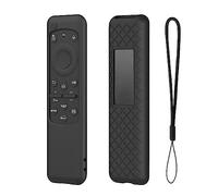 FTRONGRT Funda Compatible con 2023 Sansung BN59-01432A BN59-01432J TM2360E, Anti-Caída, Anti Choques, Ultrafino y Ligero Silicona Suave Mando a Distancia Funda Protectora. Negro
