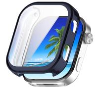 FTRONGRT Funda Compatible con Amazfit Active MAX, Galvanizado TPU Suave, Todo Incluido, Anti-Rasguños Mirar Estuche Protector. Azul