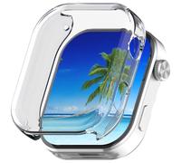 FTRONGRT Funda Compatible con Amazfit Active MAX, Galvanizado TPU Suave, Todo Incluido, Anti-Rasguños Mirar Estuche Protector. Transparente