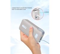 FTRONGRT Funda Compatible con Anaker A1637 PowerBank 10000mAh Power Bank, a Prova di Polvere, Anti-Caída, Banco de Energía Silicone Custodia Protettiva. Gris