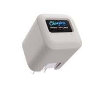 FTRONGRT Funda Compatible con Anker Nano Smart 45W MAX Charger, a Prova di Polvere, Anti-Caída, Cargador Silicone Custodia Protettiva. Gris