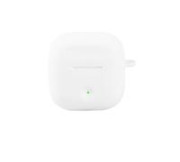 FTRONGRT Funda Compatible con Baseus Bass TWS, Silicona Suave, Durable, Anti-Rasguños Estuche Protector.Blanco