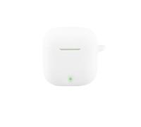 FTRONGRT Funda Compatible con Baseus Bass W04, Silicona Suave, Durable, Anti-Rasguños Estuche Protector.Blanco