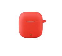 FTRONGRT Funda Compatible con Baseus Bass W04, Silicona Suave, Durable, Anti-Rasguños Estuche Protector.Rojo