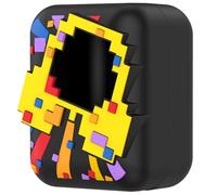 FTRONGRT Funda Compatible con Bitzee Disney Maquina para Mascotas Juguete, Silicona Suave, con Cordón, Fácil de Transportar, Juguetes Interactivos Estuche Protector. Negro