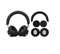 FTRONGRT Funda Compatible con CMF by Nothing Headphone Pro, Anti-Rasguños, Silicona Carcasa, Tapones para Los Oídos y la Cabeza Estuche Protector. Negro