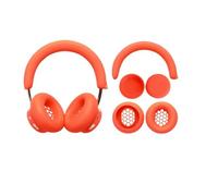 FTRONGRT Funda Compatible con CMF by Nothing Headphone Pro, Anti-Rasguños, Silicona Carcasa, Tapones para Los Oídos y la Cabeza Estuche Protector. Naranja