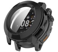 FTRONGRT Funda Compatible con COROS Nomad, PC + Película Templada, Protección Todo Incluido Anti-Rasguños Estuche Protector. Negro