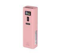 FTRONGRT Funda Compatible con Cuktech 10 Power Bank 150W MAX PB100P Power Bank, a Prova di Polvere, Anti-Caída, Banco de Energía Silicone Custodia Protettiva. Rosa