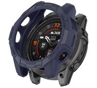 FTRONGRT Funda Compatible con Garmin Fenix E 47mm, TPU Suave, Anti-Rasguños, Mirar Estuche Protector Compatible con Garmin Fenix E 47mm. Azul Medianoche