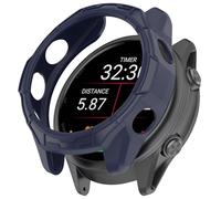 FTRONGRT Funda Compatible con Garmin Forerunner 170 Music, TPU Suave, Anti-Rasguños, Hueco Mirar Estuche Protector. Azul Oscuro