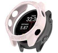 FTRONGRT Funda Compatible con Garmin Forerunner 570 42mm, TPU Suave, Anti-Rasguños, Hueco Mirar Estuche Protector. Rosa Claro