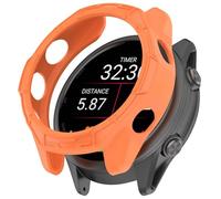 FTRONGRT Funda Compatible con Garmin Forerunner 70/170, TPU Suave, Anti-Rasguños, Hueco Mirar Estuche Protector. Naranja