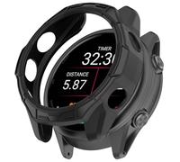 FTRONGRT Funda Compatible con Garmin Forerunner 70/170, TPU Suave, Anti-Rasguños, Hueco Mirar Estuche Protector. Negro