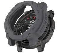 FTRONGRT Funda Compatible con Garmin Instinct 3 45mm, TPU Suave, Anti-Rasguños, Mirar Estuche Protector Compatible con Garmin Instinct 3 45mm. Gris