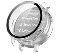 FTRONGRT Funda Compatible con Garmin Lily 2 Active, PC + Película Templada, Protección Todo Incluido Anti-Rasguños Estuche Protector Compatible con Garmin Lily 2 Active. Transparente