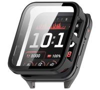 FTRONGRT Funda Compatible con Garmin Venu X1, PC + Película Templada, Todo Incluido Anti-Rasguños Estuche Protector. Negro