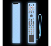 FTRONGRT Funda Compatible con HISENSE ERF6A66, Anti-Caída, Anti Choques, Ultrafino y Ligero Silicona Suave Mando a Distancia Funda Protectora. Azul Luminoso