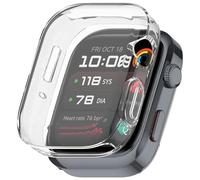 FTRONGRT Funda Compatible con Huawei Watch D2, Galvanizado TPU Suave, Todo Incluido, Anti-Rasguños, Mirar Estuche Protector Compatible con Huawei Watch D2. Transparente