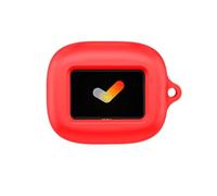 FTRONGRT Funda Compatible con JBL Live Buds 4, Silicona Suave, Durable, Anti-Rasguños Estuche Protector.Rojo