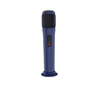 FTRONGRT Funda Compatible con JBL PartyBox Wireless Mic, Silicona Suave, Anticaída, a Prueba de Polvo Estuche Protector. Azul Oscuro