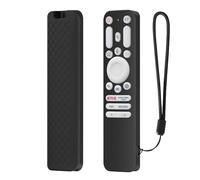 FTRONGRT Funda Compatible con LG AKB76044412, Anti-Caída, Anti Choques, Ultrafino y Ligero Silicona Suave Mando a Distancia Funda Protectora. Negro