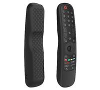 FTRONGRT Funda Compatible con LG AN-MR21GC / AN-MR21N / AN-MR21GA, Anti-Caída, Anti Choques, Ultrafino y Ligero Silicona Suave Mando a Distancia Funda Protectora. Negro