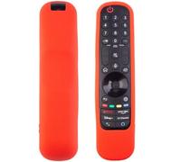FTRONGRT Funda Compatible con LG AN-MR21GC / AN-MR21N / AN-MR21GA, Ultrafino y Ligero, Anti-Caída, Anti Choques, Silicona Suave Mando a Distancia Funda Protectora.Rojo