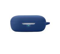 FTRONGRT Funda Compatible con Motorola Moto Buds, Silicona Suave, Durable, Anti-Rasguños, Funda Protectora para Caja de Auriculares Bluetooth Compatible con Motorola Moto Buds.Azul Marino