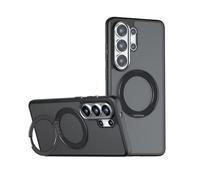 FTRONGRT Funda Compatible con Nothing Phone 4b (Soporte Duradero de 360° para Magnética) Protección Completa de la Cámara, Funda Protectora para Teléfono a Prueba de Golpes.Negro