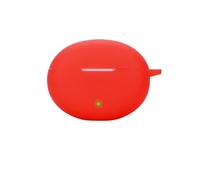 FTRONGRT Funda Compatible con OnePlus Nord Buds 3r, Silicona Suave, Durable, Anti-Rasguños, Bluetooth Caja de Auriculares Estuche Protector.Rojo